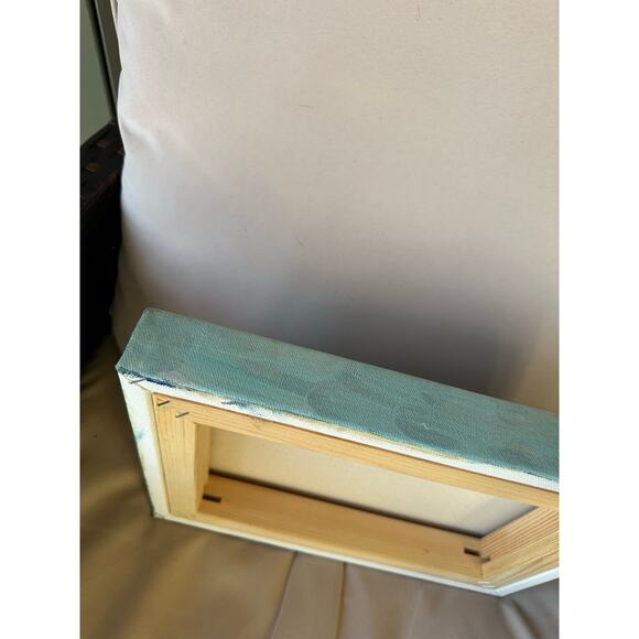 OOAK Original Oil Painting Colorful Happy Bouquet On Gallery Wrapped Canvas - Picture 4 of 5